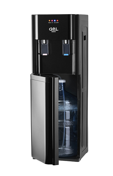 Кулер для воды aeL BASIC LD-816a black. Нижняя загрузка бутыли.