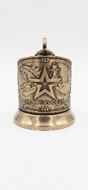 Подстаканник латунный Кольчугино (армия России)